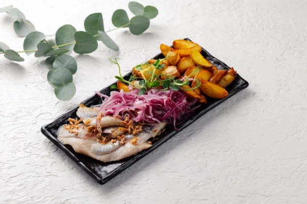 Сельдь с картофелем 