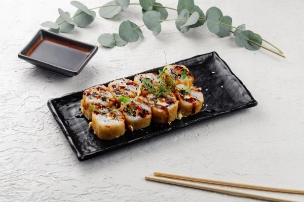 Ролл креветка тэмпура