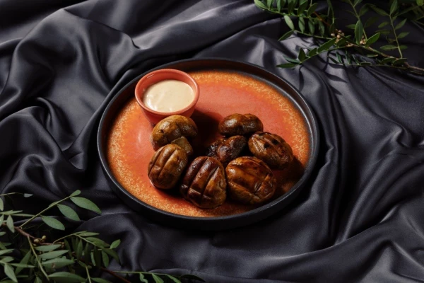 Шампиньоны на гриле