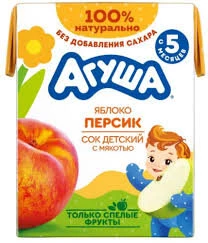 Агуша сок ПЕРСИК 0,2л