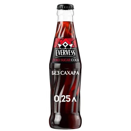 Эвервесс кола без сахара 0,25