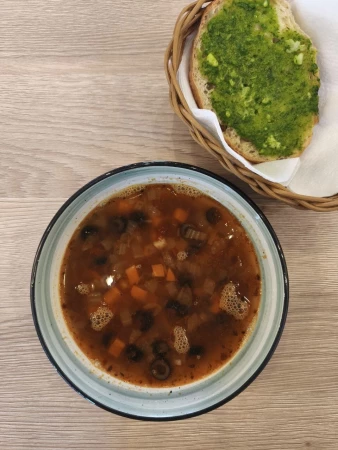 Тосканский суп с фасолью