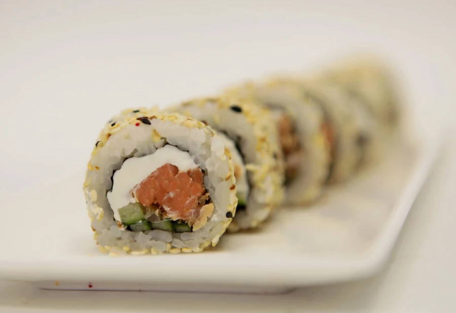 Сливочный лосось терияки 