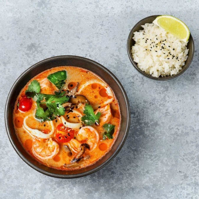 Том Ям с морепродуктами