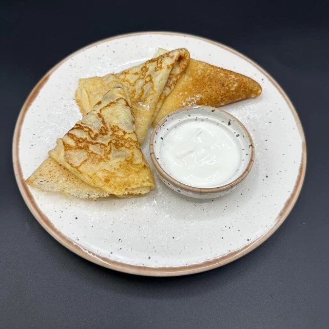 Блины классические со сметаной