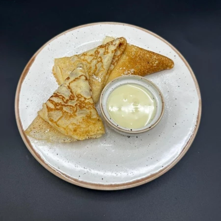 Блины классические со сгущенным молоком