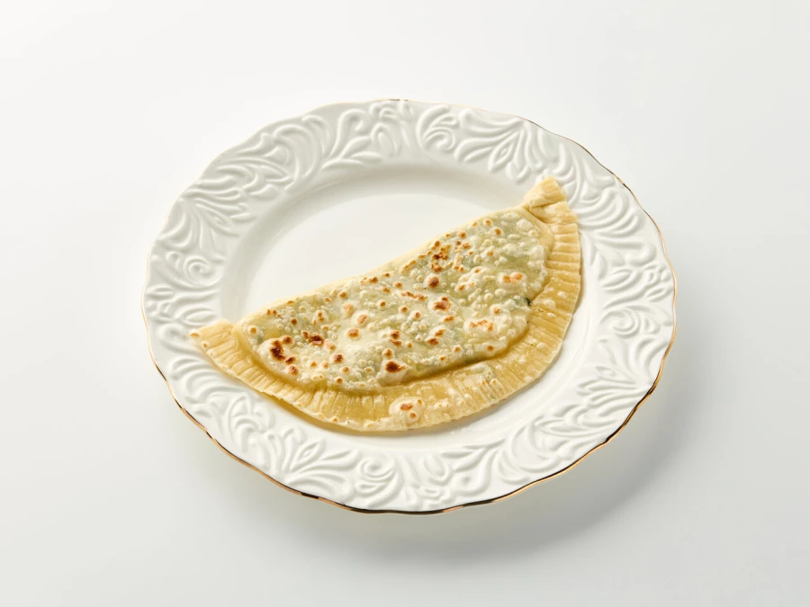 Кутаб с сыром и зеленью