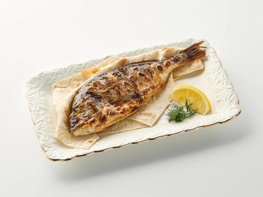 Дорадо на гриле