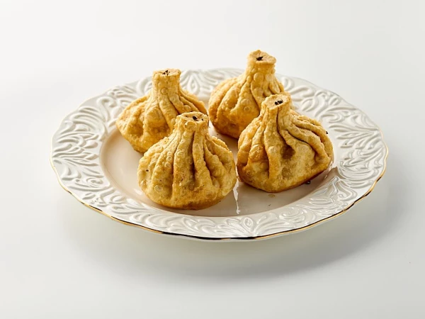 Хинкали с говядиной жареные