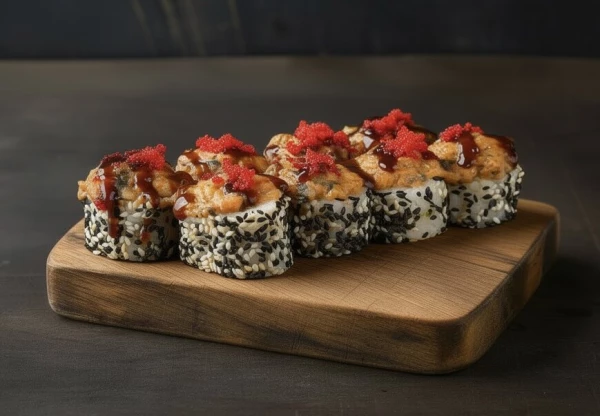 Запеченный ролл с угрем