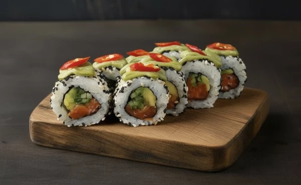 Калифорния с лососем