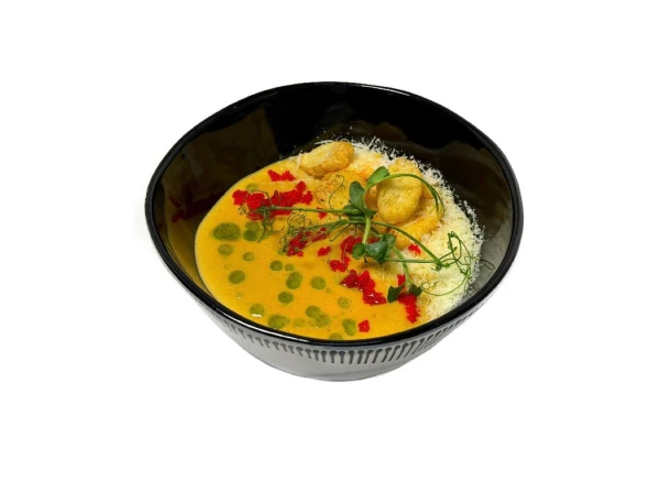 Крем-суп из лосося