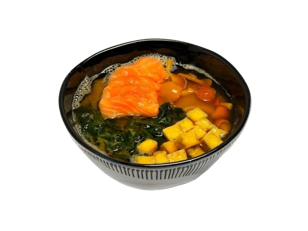 Мисо суп с лососем