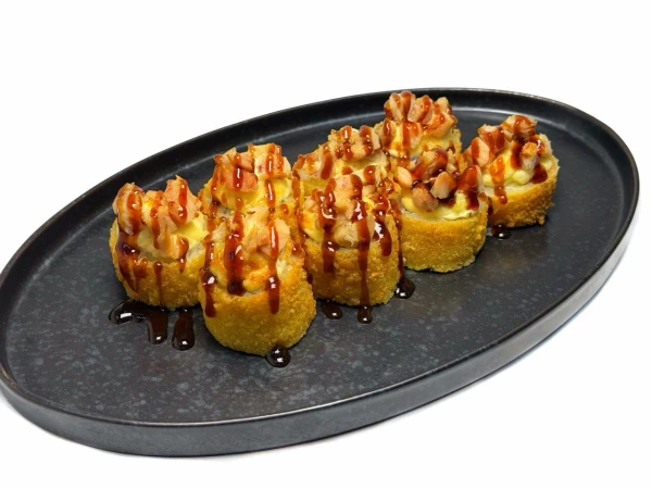 Ролл запеченный с острыми мидиями