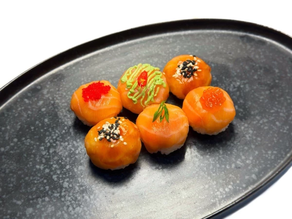 Темари с лососем