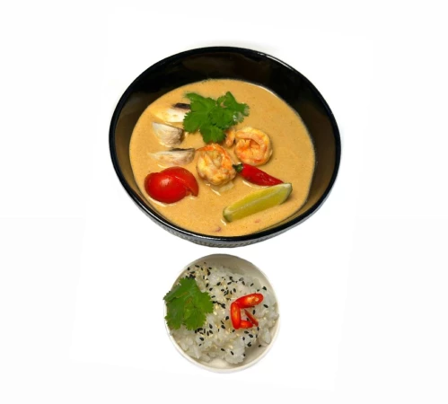 Том Ям с креветками