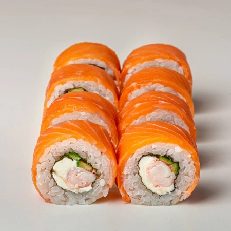 Филадельфия с креветками и авокадо