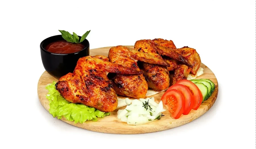 Шашлык из куриных крыльев 100г