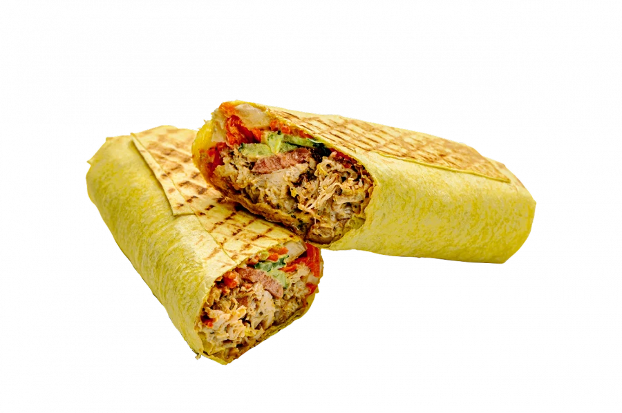 Шаурма в лаваше с курицей