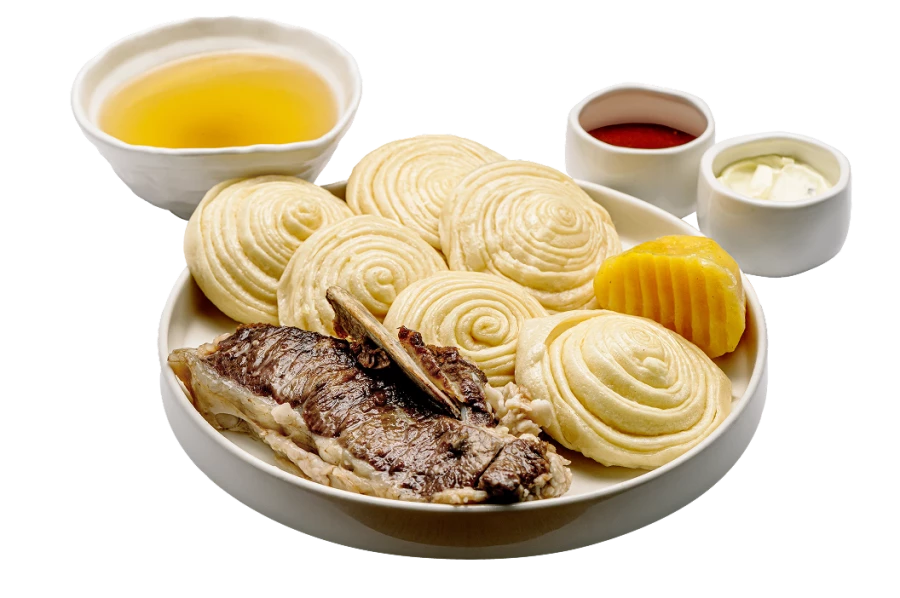 Хинкал слоёный