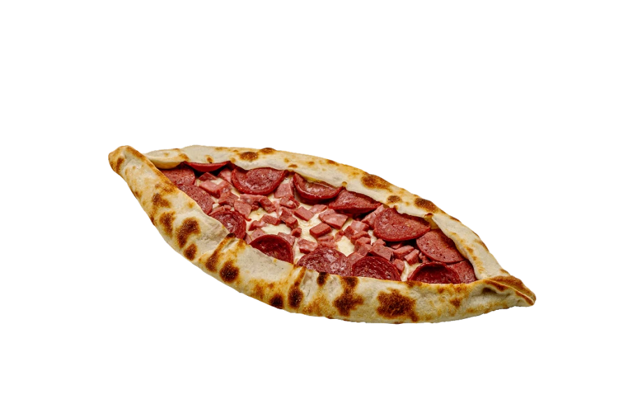 Пиде с колбасой