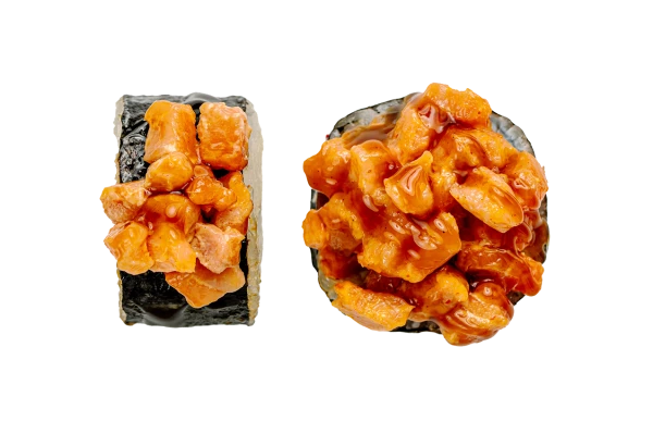 Запеченный Горячий лосось