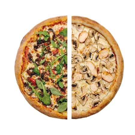 Пицца из половинок 