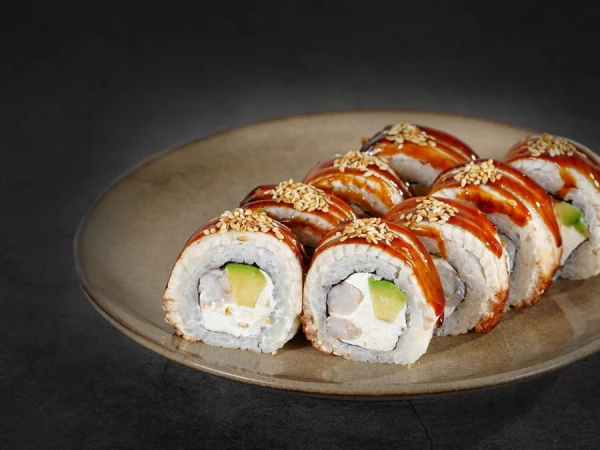 Дракон с креветками