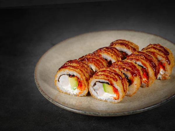 Темпура с креветками