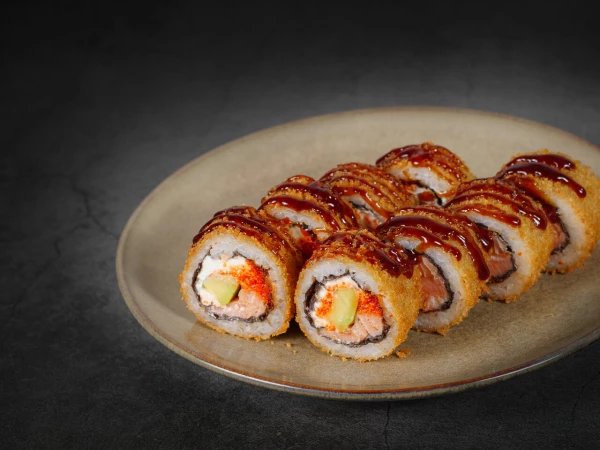 Темпура с лососем