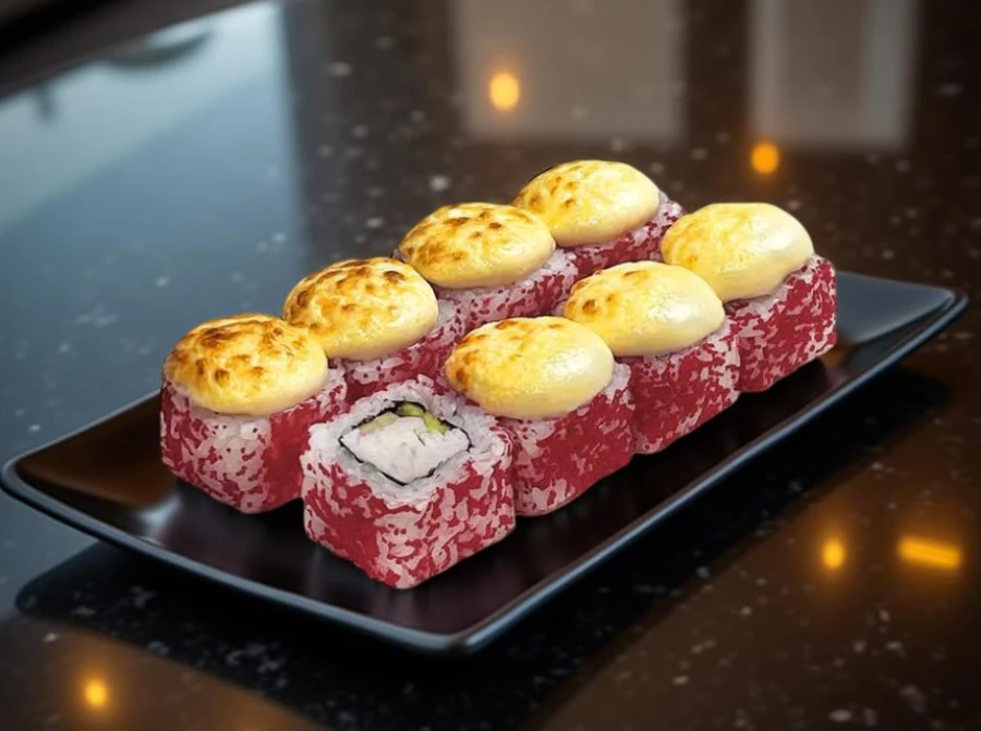 Ролл "Калифорния" запечённый