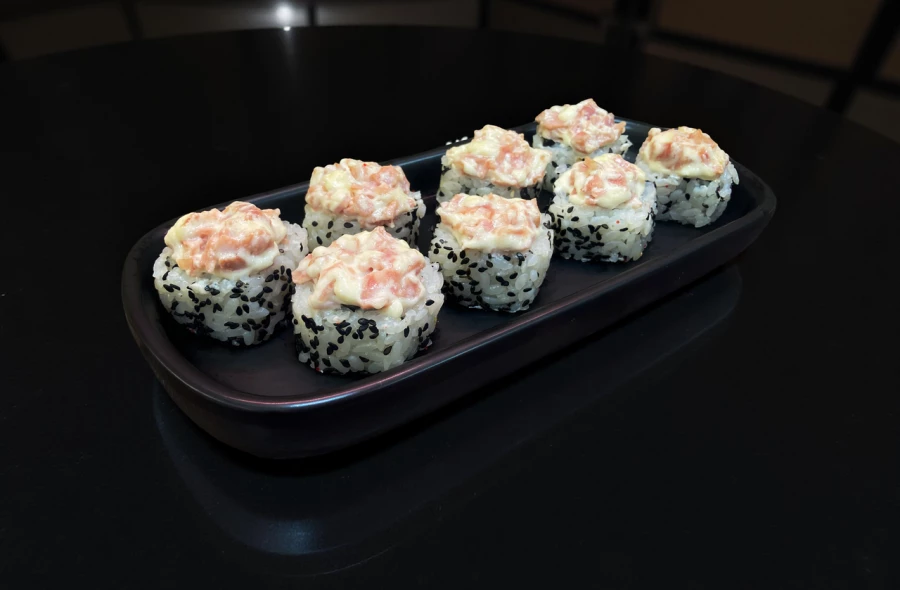 Ролл "Крабонара" запеченный