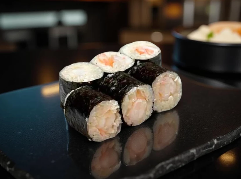 Маки с креветкой