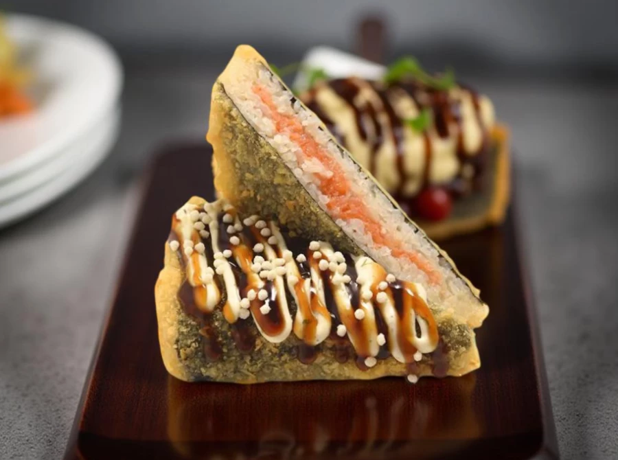 Сэндвич с лососем