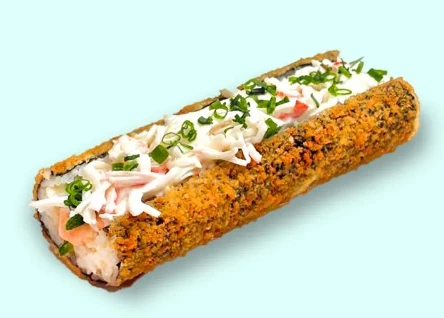 Дог-темпура с крабом