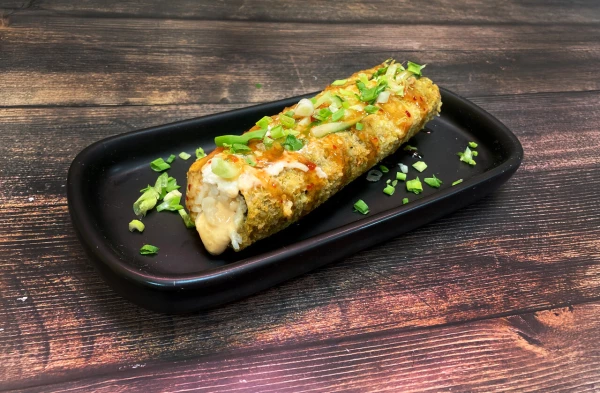 Дог-темпура с крабом