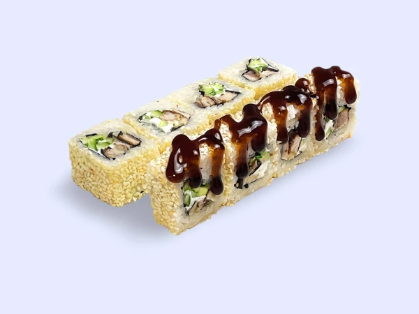 Филадельфия с угрём в кунжуте