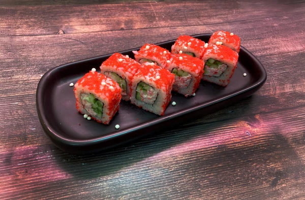 Ролл "Калифорния с крабом"