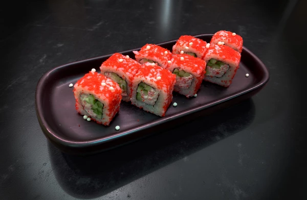 Ролл "Калифорния с крабом"