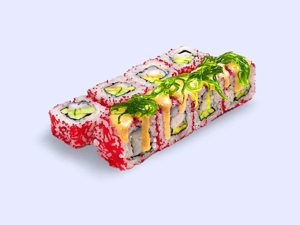 Ролл Калифорния с креветкой