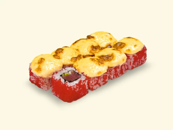 Ролл "Калифорния с тунцом" запеченный