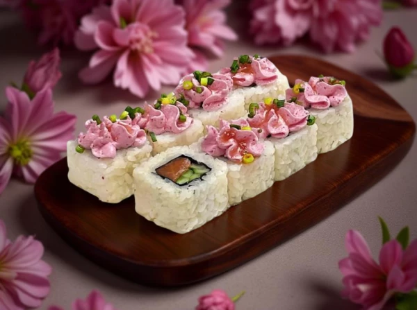 Ролл "Лава с форелью"