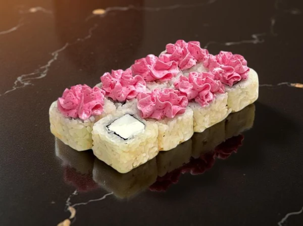 Ролл "Лава с крабом"