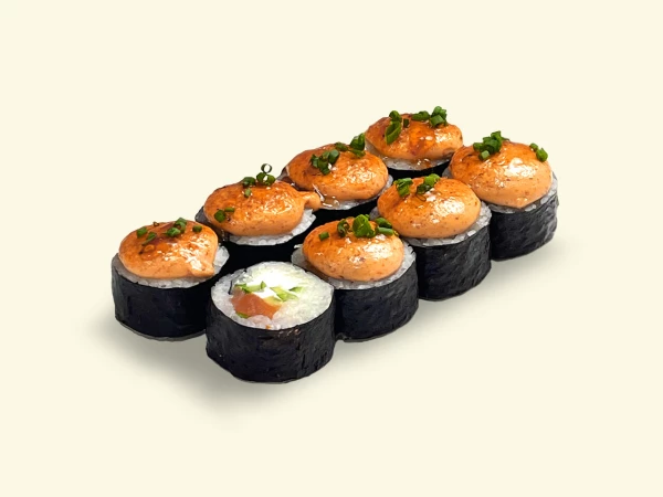 Ролл Теплый лосось Запечённый