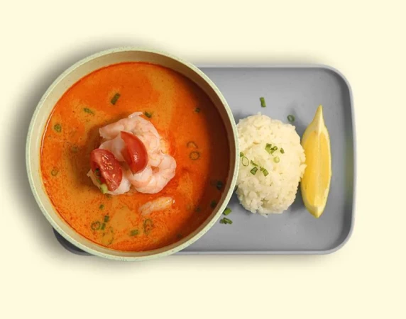 Том ям с креветкой