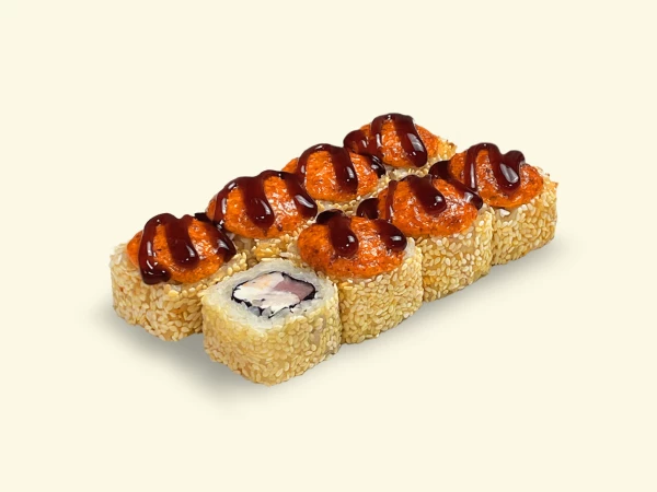 Ролл "Вулкан" запечённый