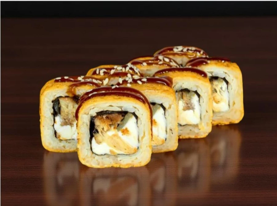 Ролл "Нежный угорь темпура"