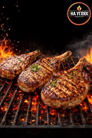 Корейка на кости свиная ( 1 шампур)