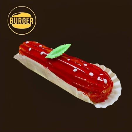 Эклер Клубничный