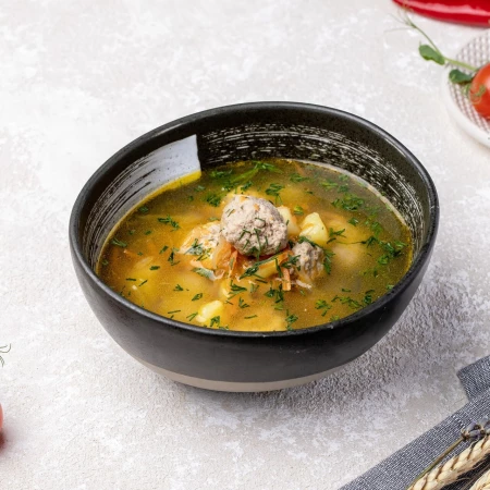 Суп с фрикадельками